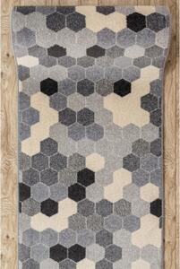 Behúň HEOS 78537 sivý / krém HEXAGON