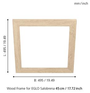 Eglo 99422 - Rám pre svietidlo SALOBRENA 450x450 mm