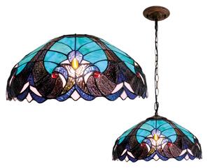 BRILAGI - Tiffany vitražový luster na reťazi CORAL 1xE27/60W/230V pr. 40 cm