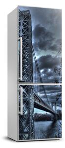 Samolepiace nálepka na chladničku Most New York