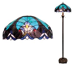 BRILAGI - Tiffany vitražová stojacia lampa CORAL 2xE27/60W/230V