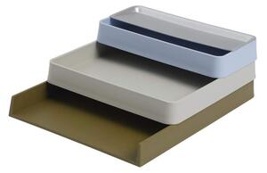 Muuto Stolový organizér Arrange Configuration 2, light blue & grey & brown green