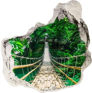 Díra 3D ve zdi nálepka Najväčší dažďový prales