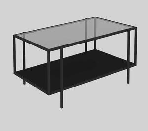 Dizajnový konferenčný stolík Takala 90 cm čierny