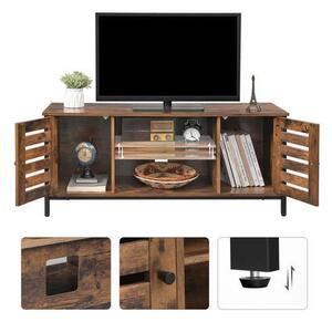 NÍZKA KOMODA, hnedá, čierna, 110/50/40 cm Boxxx - Online Only drobný nábytok, Online Only