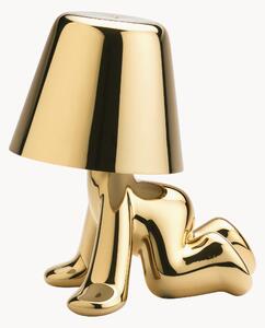 Prenosná malá stolová LED lampa Golden Brothers Ron, stmievateľná