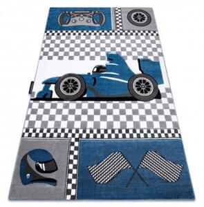 Koberec PETIT RACE FORMULA 1 AUTO nebeský
