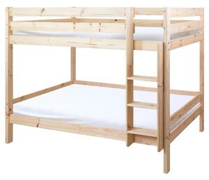 Poschodvá posteľ ZINA borovica, 90x200 cm