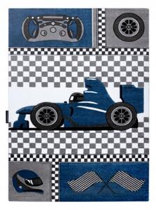 Koberec PETIT RACE FORMULA 1 AUTO nebeský