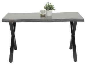 Jedálenský stôl GORA III T sivá/čierna