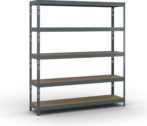 Policový regál 1786x1600x400 mm, nosnosť 350kg
