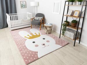 Koberec PETIT BUNNY KRÁLIK ružový