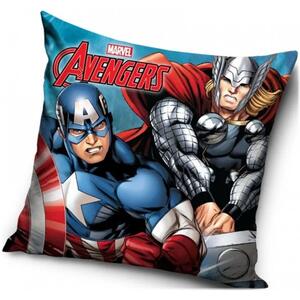 Vankúš Avengers - motív Kapitán Amerika a Thor - 40 x 40 cm