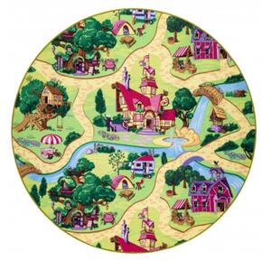 Koberec kruh CANDY TOWN