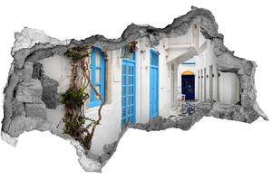 Fototapeta diera na stenu 3D Gréckej ulice nd-b-52782773