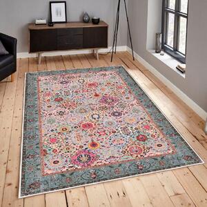 Luxusný bavlnený koberec, 160 x 230 cm, červený mix