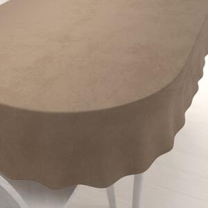 Biante Zamatový oválny obrus Velvet Prémium SVP-034 Kávovo hnedý 50x100 cm