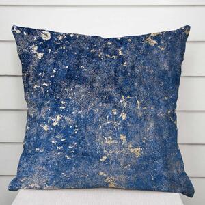 Biante Zamatová obliečka na vankúš Isabela IBL-005 Gold Design kráľovská modrá 45x45 cm - SKLADOM