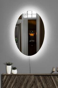 Zrkadlo Nubuki (biela) (s osvetlením). Vlastná spoľahlivá doprava až k Vám domov. 1094184