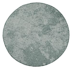 Dekorstudio Obojstranný okrúhly koberec na terasu DuoRug 5845 - zelený Priemer koberca: 120cm