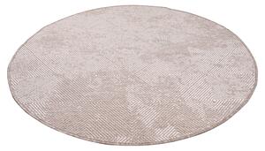 Dekorstudio Obojstranný okrúhly koberec na terasu DuoRug 5845 - béžový Priemer koberca: 160cm