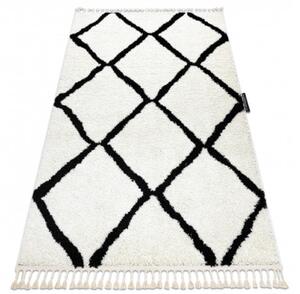 Koberec BERBER CROSS biely Fredzle berber marokánsky