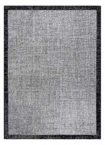 Koberec SIZAL FLOORLUX 20401 Ramka strieborný / čierny