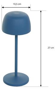 Lindby LED dobíjacia stolová lampa Arietty, žltá/modrá/ružová sada 3 ks