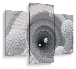Obraz 3D abstrakcie (90x60 cm)