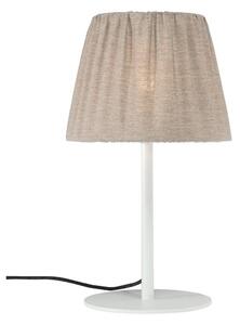 PR Home Vonkajšia stolová lampa Agnar, biela / hnedá, 57 cm