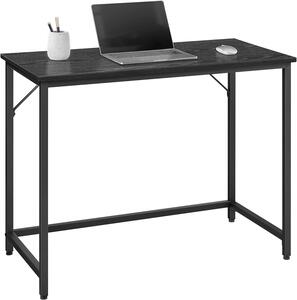 VASAGLE Písací stôl čierny 100 x 50 x 76 cm
