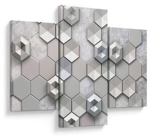 Obraz 3D abstrakcie (90x60 cm)