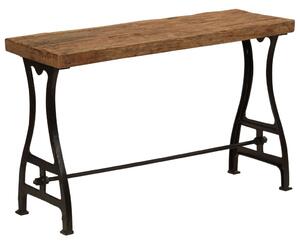 Konzolový stolík, recyklovaný masív 120x40x76 cm