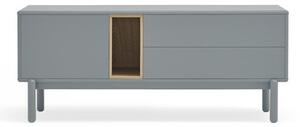 Modrý/sivý TV stolík 140x56 cm Corvo – Teulat