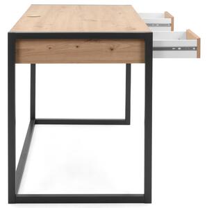 Písací stôl FREDDIE 30 dub artisan/antracitová