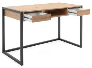 Písací stôl FREDDIE 30 dub artisan/antracitová