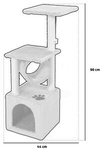 Tutumi, vysoké škriabadlo a veža pre mačky 90cm 322137 XL, HOM-02830