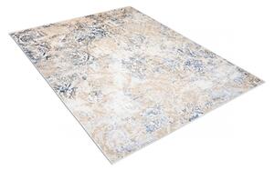 Kusový koberec Hiria krémovo-modrý 80x150cm