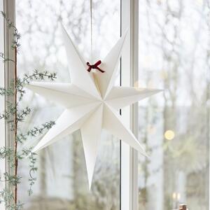 Závesná papierová hviezda White Stillenat Ø 60 cm