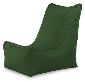 Moderné kreslo DISTINTO tmavo zelené (OUTDOOR)