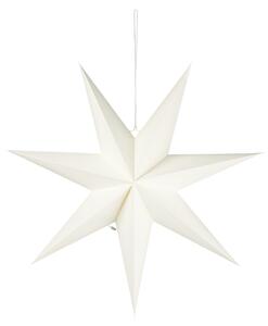 Závesná papierová hviezda White Stillenat Ø 60 cm