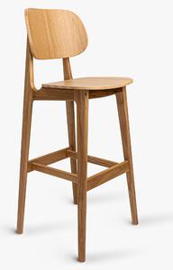 Barová stolička z dubového dreva LOLA