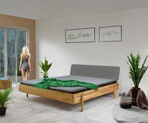 Dubová posteľ v škandinávskom štýle na nožičkách 180 x 200cm