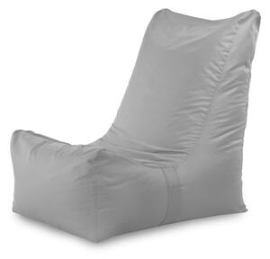 Moderné kreslo DISTINTO svetlo sivé (OUTDOOR)
