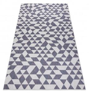 Koberec SIZAL SION geometric 22373 ecru/nebeský/rúž