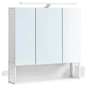 Zrkadlová skrinka s osvetlením CHIC biela