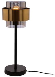 Candellux Stolná lampa SPIEGA 1xE27/60W/230V zlatá/čierna CA0897 + záruka 3 roky zadarmo