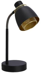 Candellux Stolná lampa ALEKSANDRIA 1xE14/40W/230V čierna/zlatá CA0921 + záruka 3 roky zadarmo