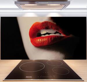 Panel do kuchyne Červená ústa pl-pksh-140x70-f-17263235