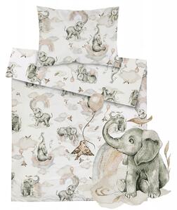 BabiM Detské obliečky Animals 160x100 Farba: ružová-slon